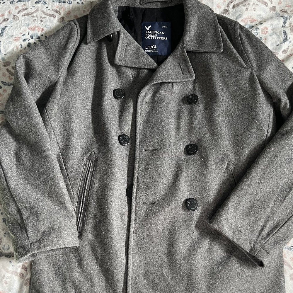 American Eagle Pea Coat - Large Tall